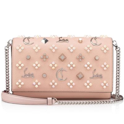 Bolsa Cruzadas Paloma Clutch Christian Louboutin Mujer - Rosas Dorados/Blancos - 1210470BK01